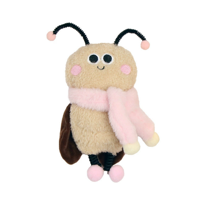 Cartoon Plush Catnip Kicker Toy with Bell