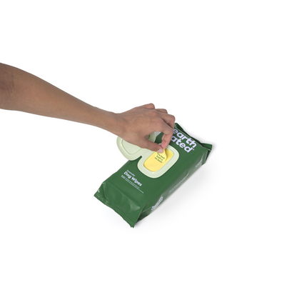 Earth Rated Plant-Based Pet Grooming Wipes- 100 Wipes