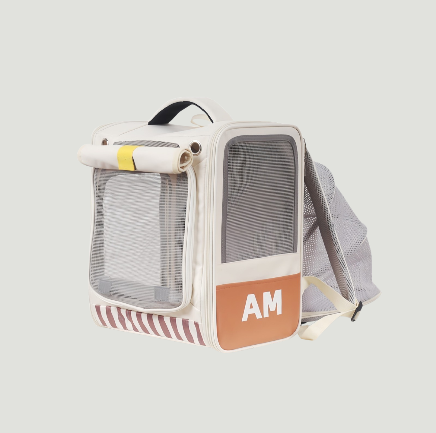Expandable Pet Backpack Carrier with Mesh Tent