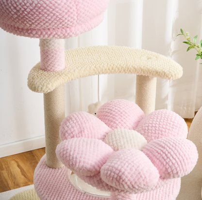 Blush Bloom Multi-Platform Cat Tree