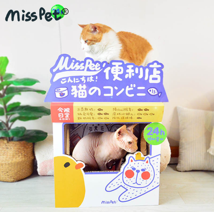MissPet Convenience Store Cardboard Cat Scratcher