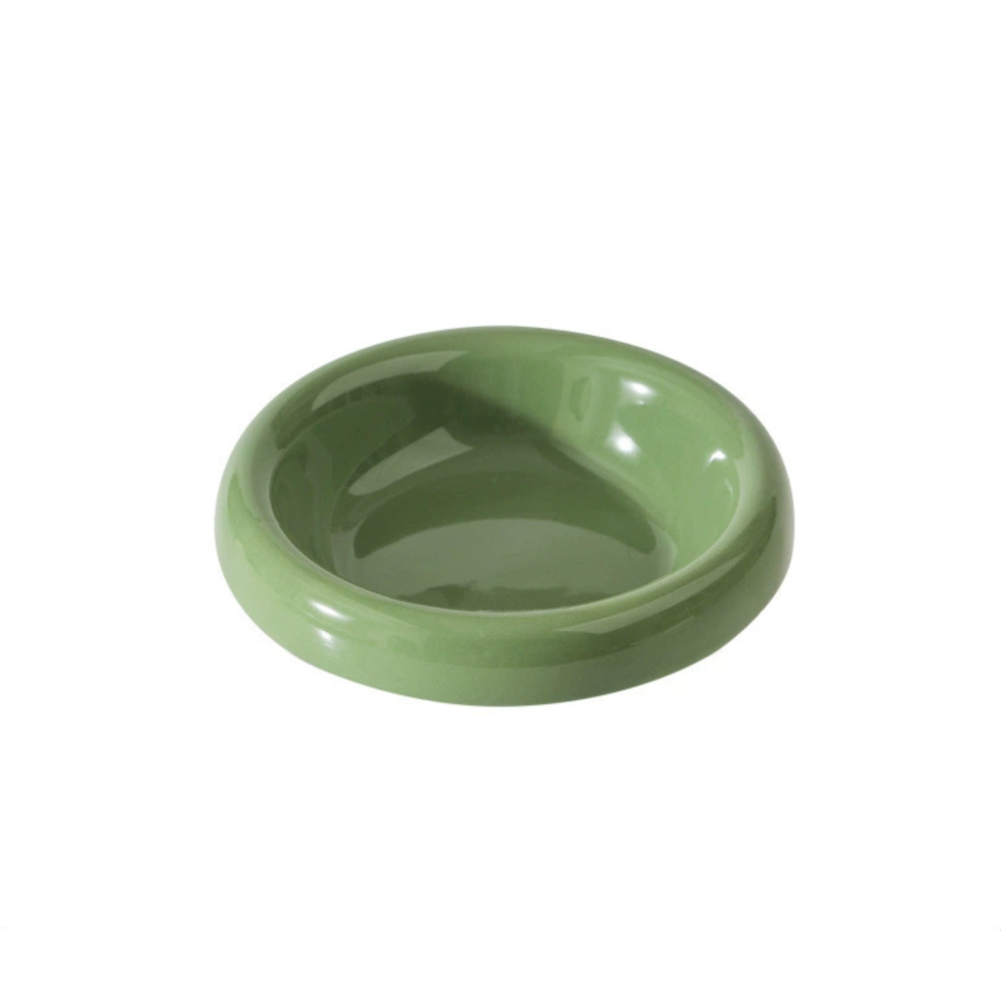 Aura Ceramic Pet Bowl with Metal Stand