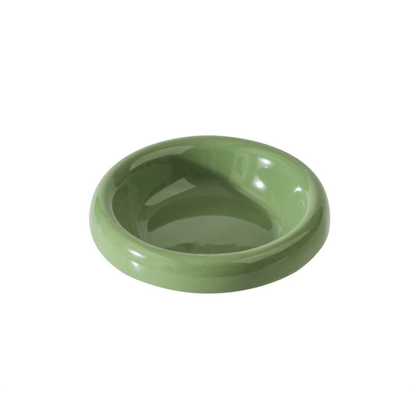 Aura Ceramic Pet Bowl with Metal Stand