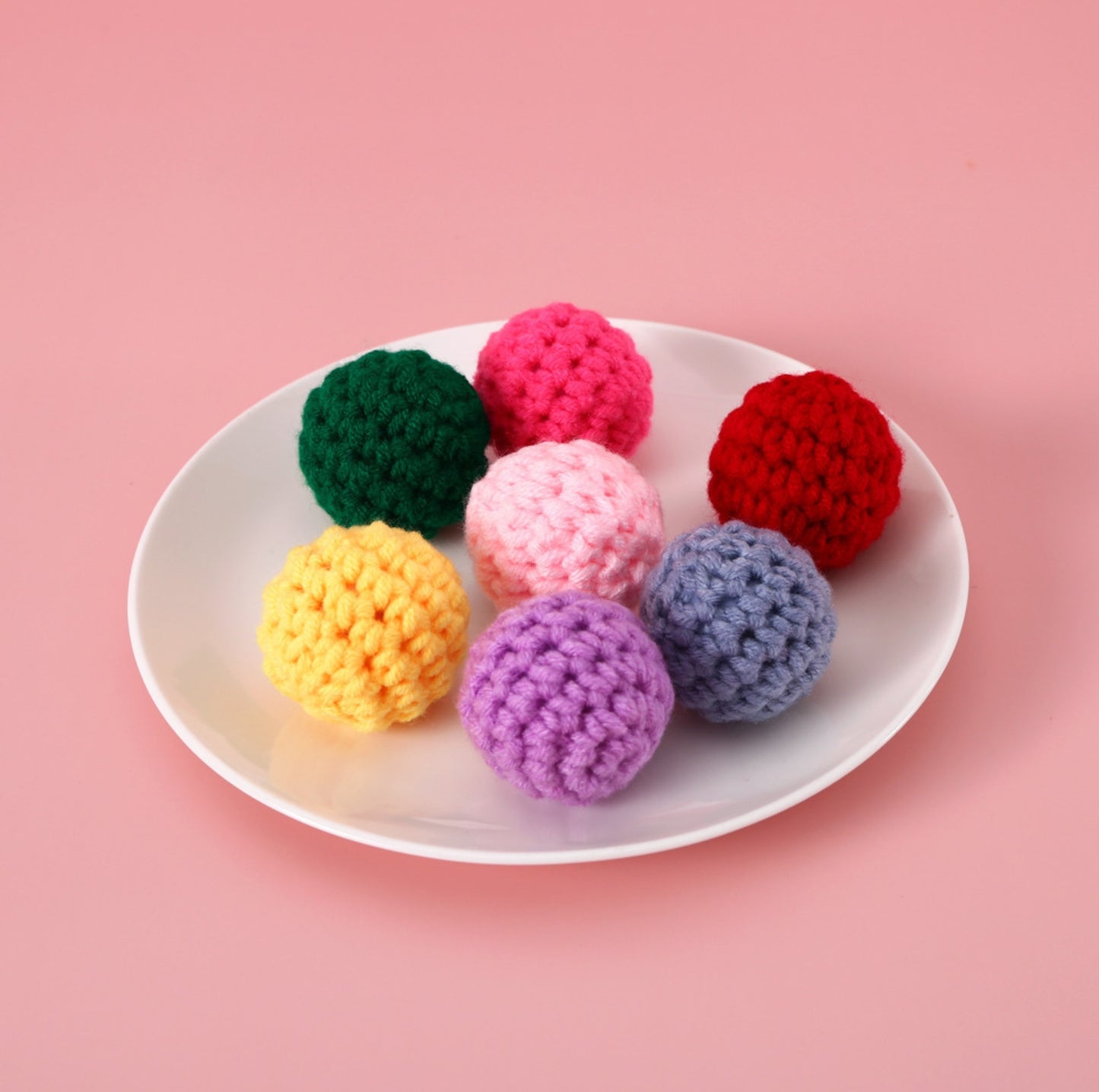 Colour Plush Ball Set Cat Toy Dog Toy (5pcs)