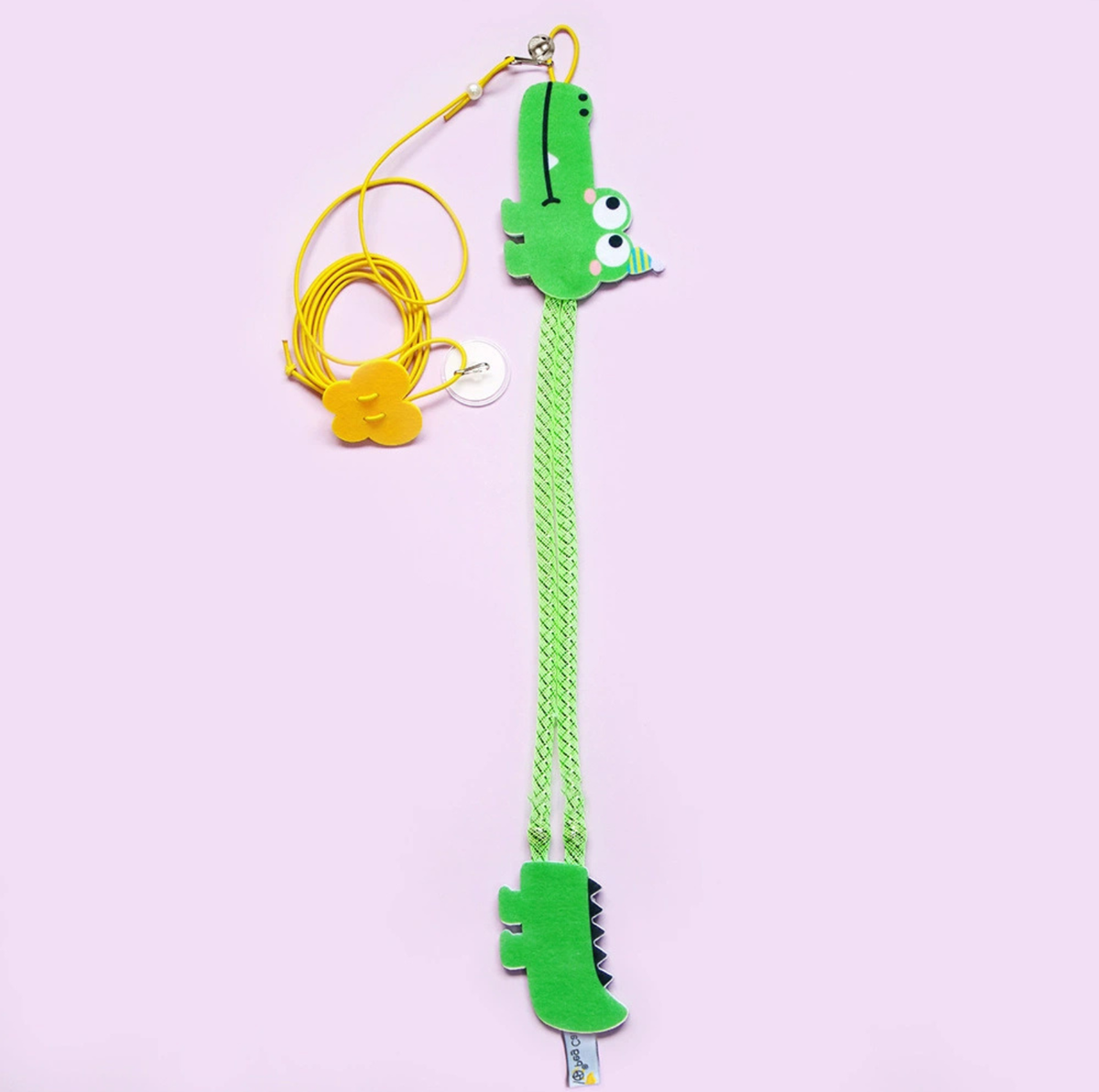 Crocodile & Giraffe Silvervine Hanging Cat Toy with Elastic Rope