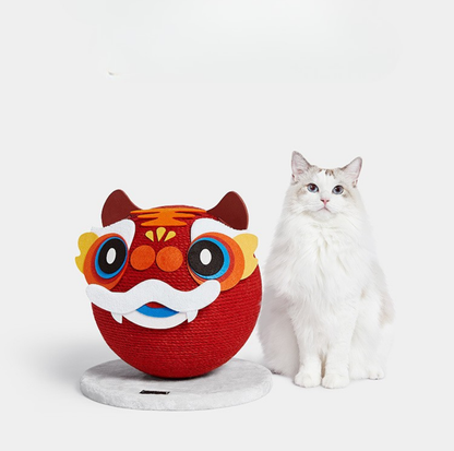 Vetreska Tiger Cat Scratching Ball