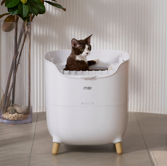 MakeSure Mochi Top-Entry Cat Litter Box 100L