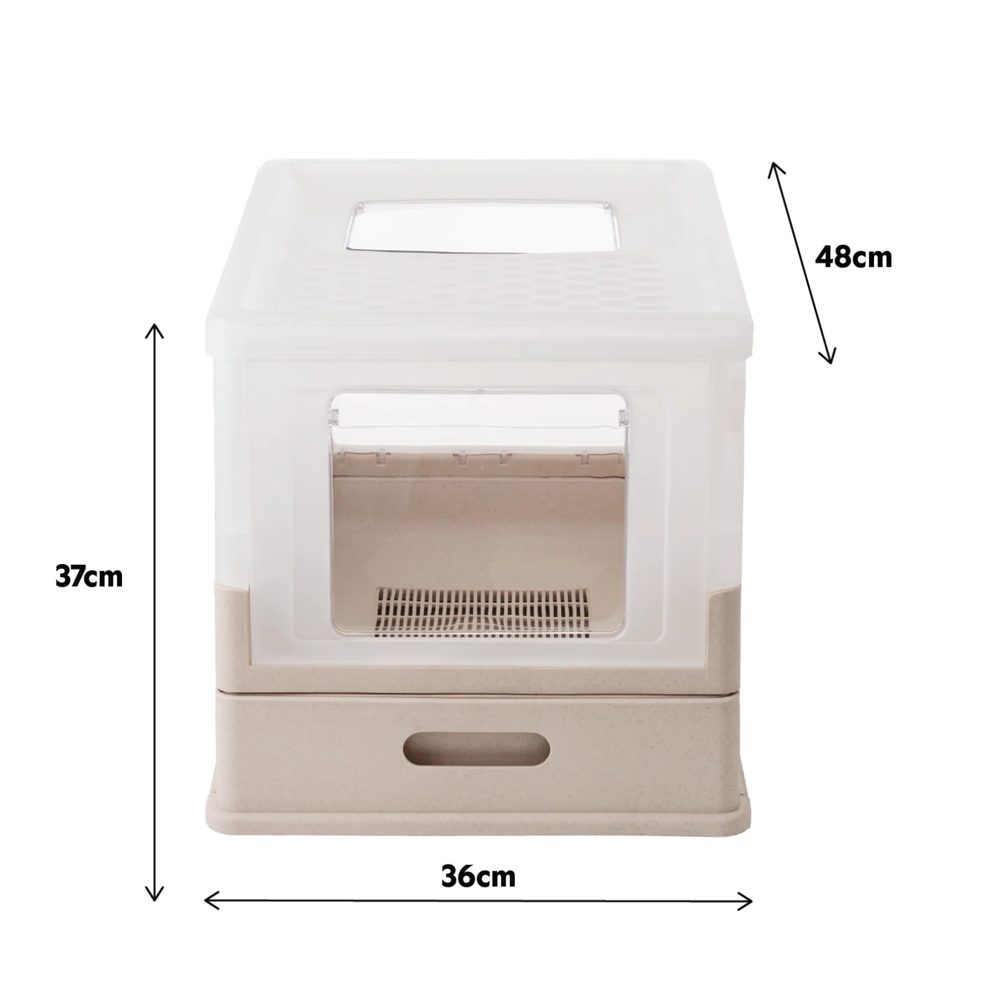 Ecoboco Pure Flow Double-Layer Cat Litter Box and Cat Litter System