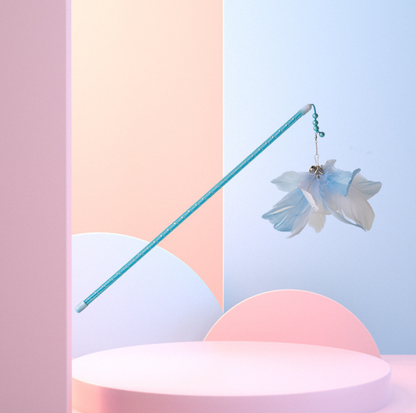 Elastic Telescopic Cat Teaser Wand – High Bounce Toy