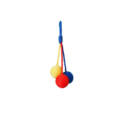 Colourful Sisal Hanging Cat Toy Ball