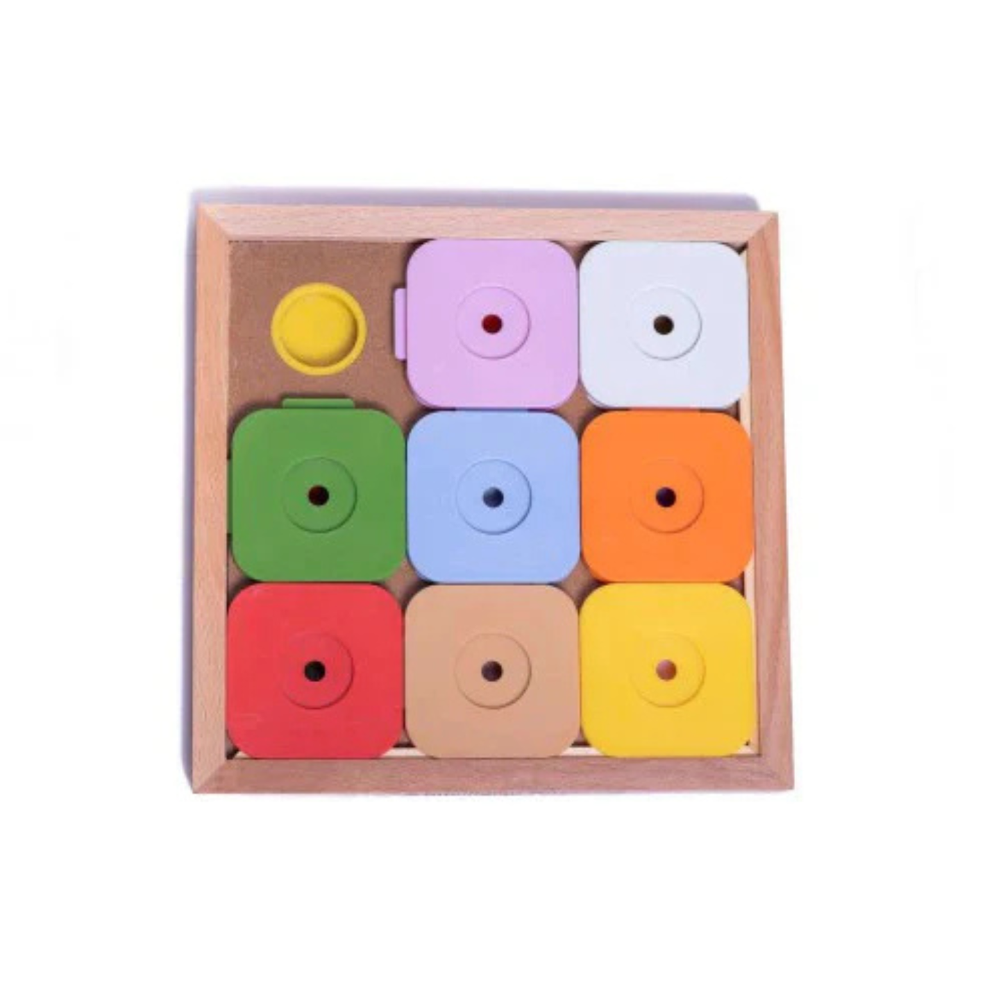 Wooden Puzzle Toy – Sudoku Medium Expert Rainbow for Dogs