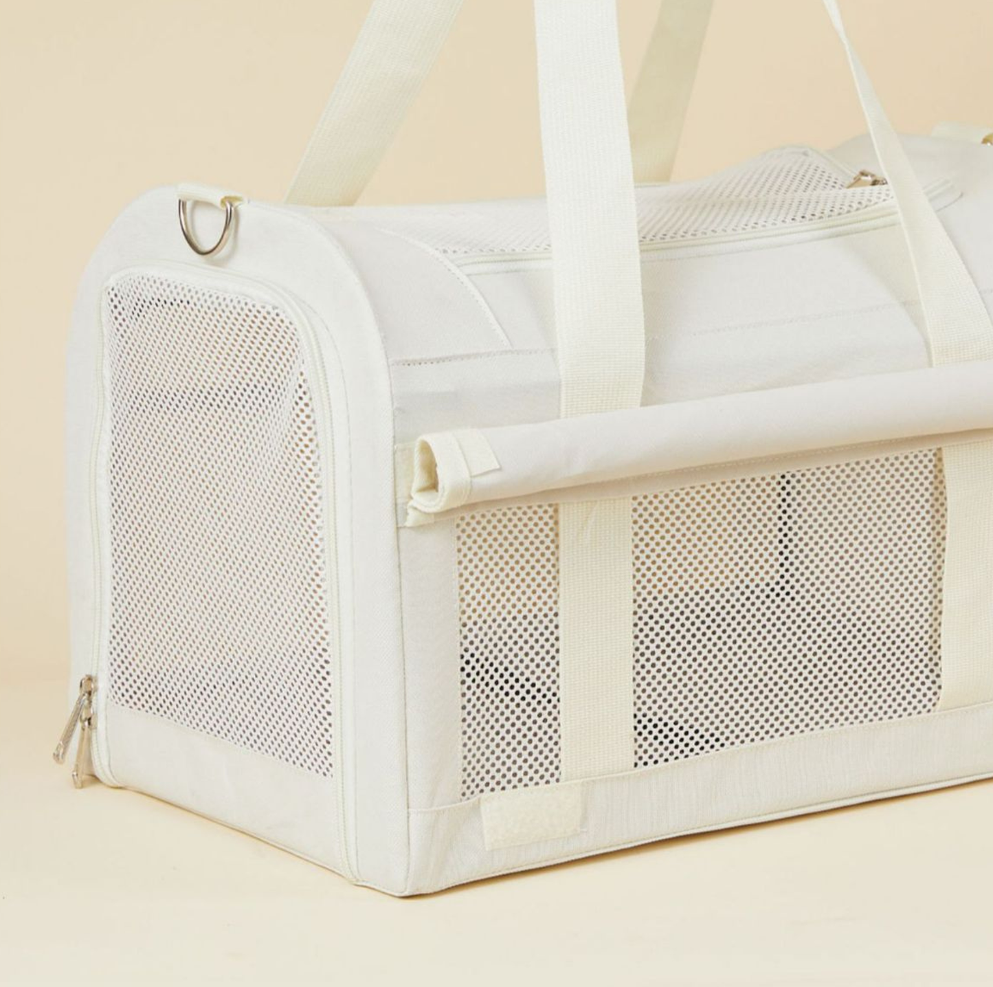 Oxford Dome Pet Travel Carrier with Side Opening for Cats & Small Dogs