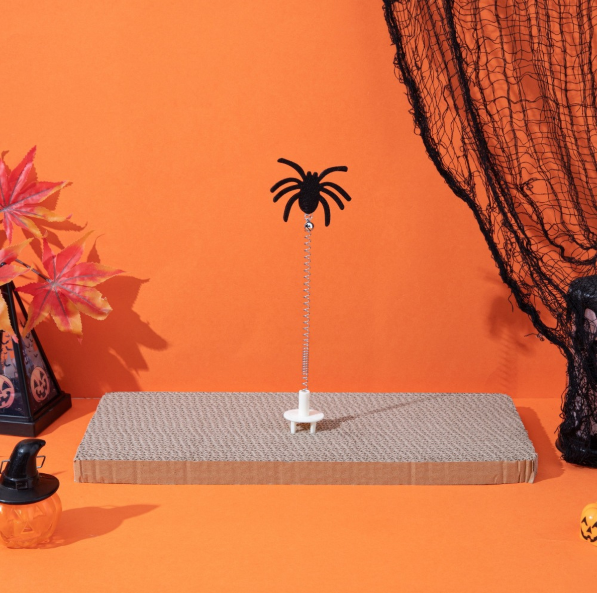 Halloween Spring Cat Toy for Cardboard Scratchers