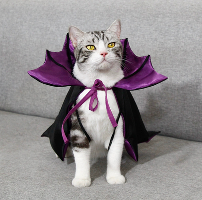 Halloween Vampire Cape for Cats and Dogs