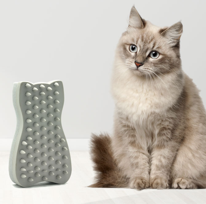 Dual-Sided Silicone Grooming and Lint Remover for Pets and Home