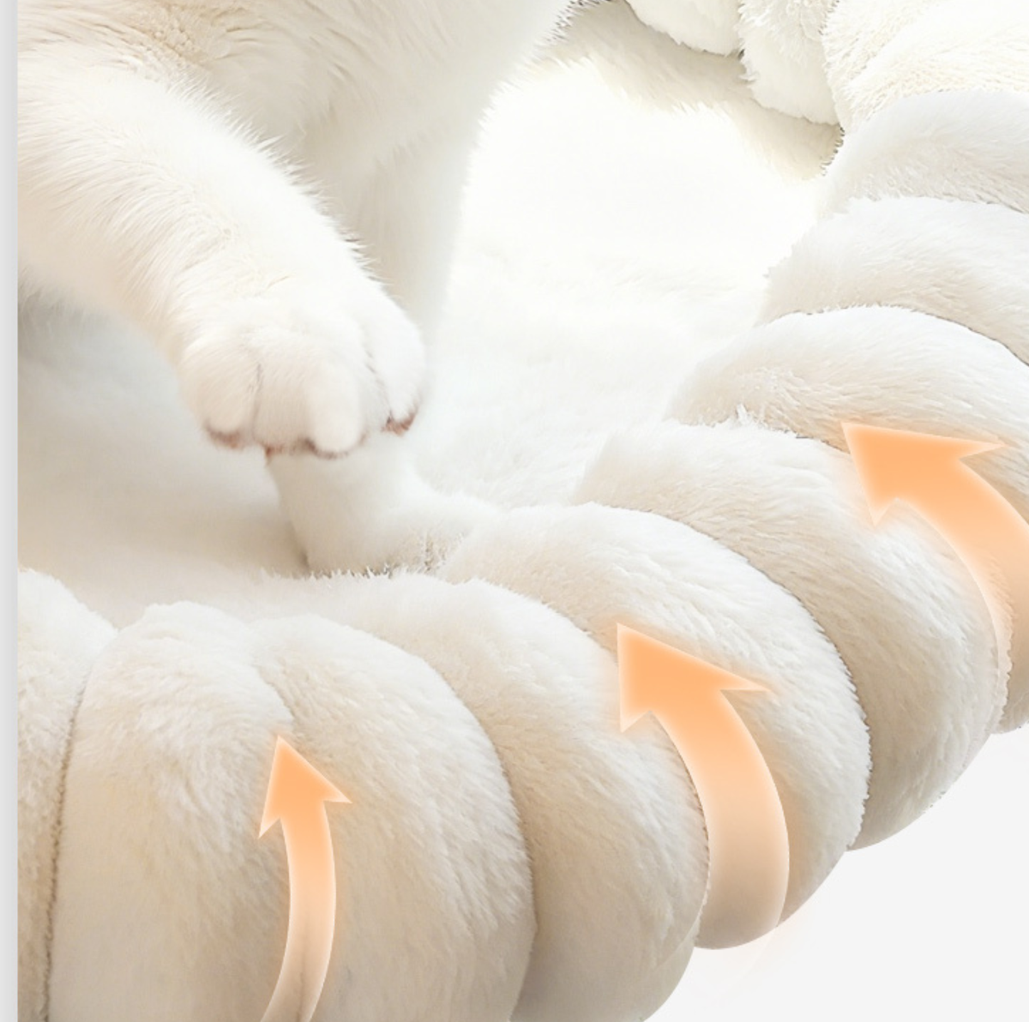 Faux Fur Suction Cup Cat Window Hammock