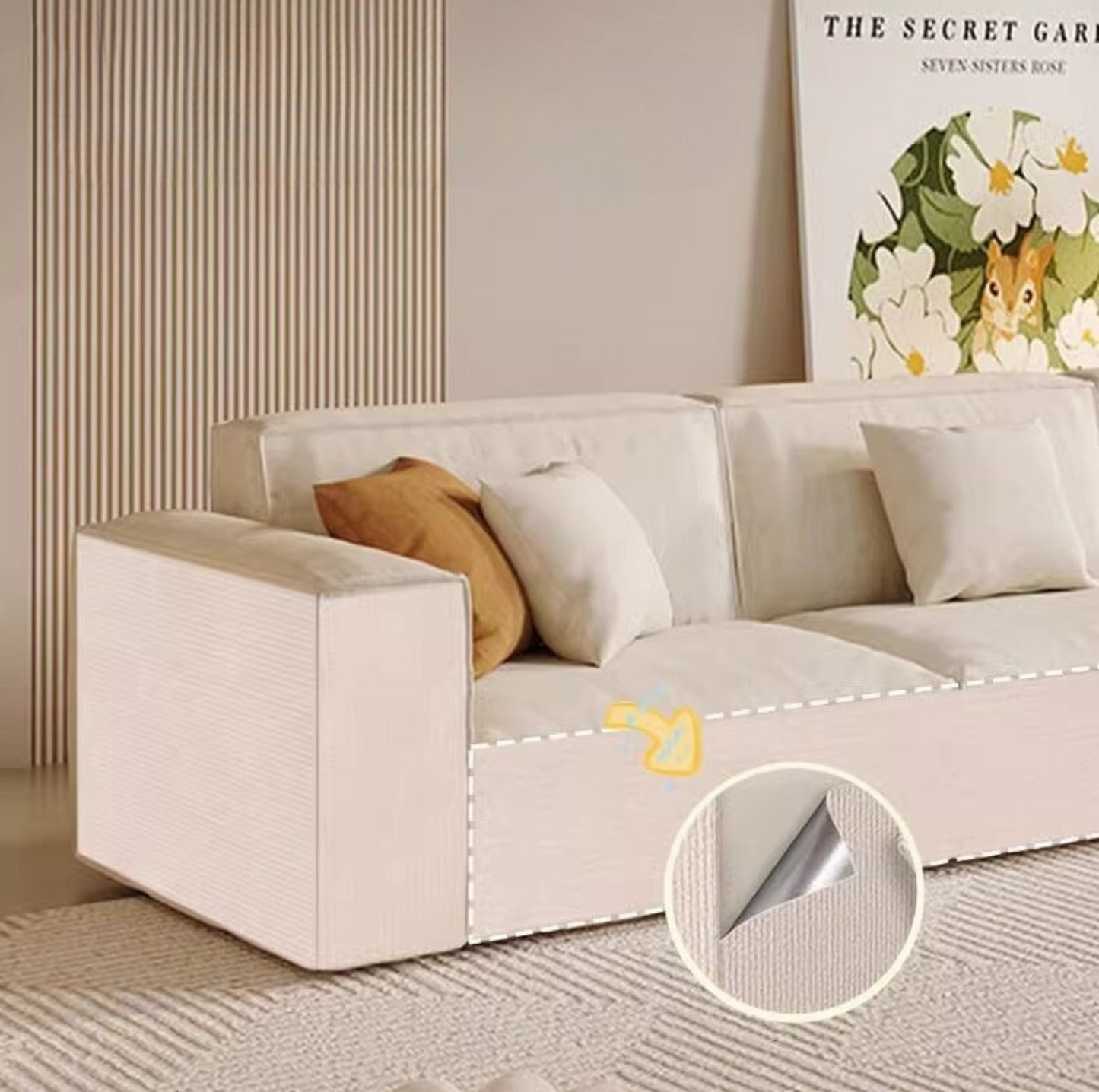 Customisable Felt Cat Scratch Mat – Self-Adhesive & Furniture-Protecting