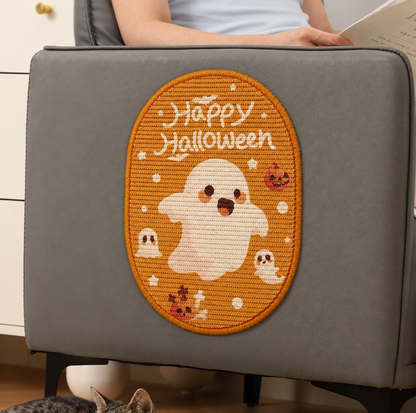 Halloween Self-Adhesive Sisal Cat Scratcher Mat