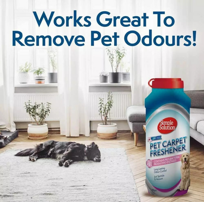 SIMPLE SOLUTION Pet Carpet Freshener Powder