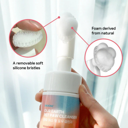 INOOM OUR EARTH Plant-Based Pet Paw Cleaner – Vegan, Cruelty-Free