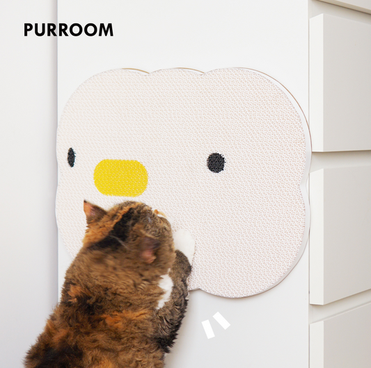 Purroom Little Chicken Series - Wall-Mount Corrugated Cat Scratcher