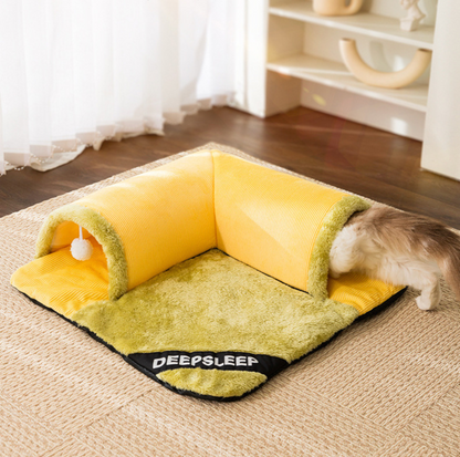 Cat Tunnel Bed – Play & Sleep in One