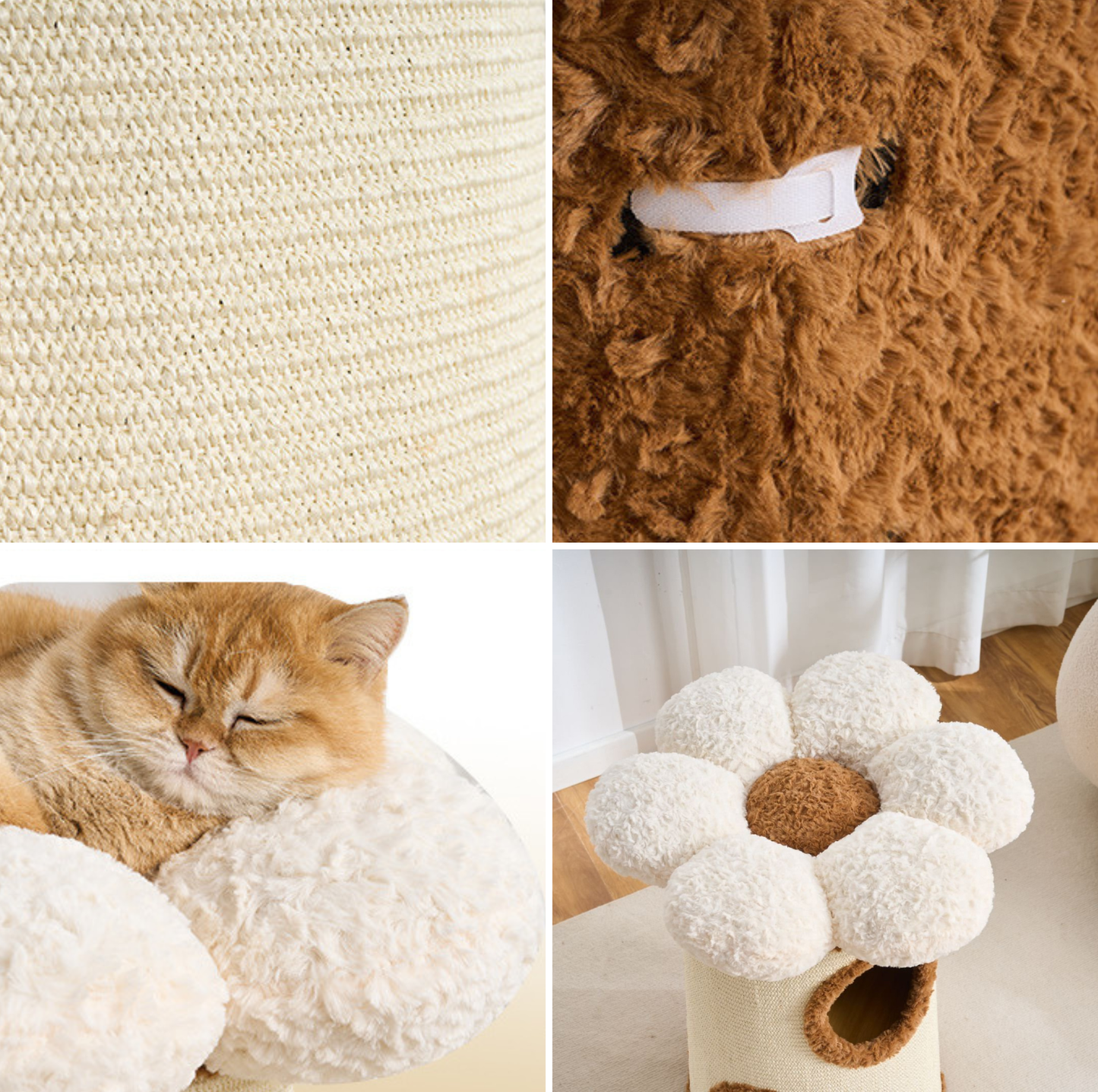 Bloom Nest 3-Tier Sisal Cat Barrel Condo