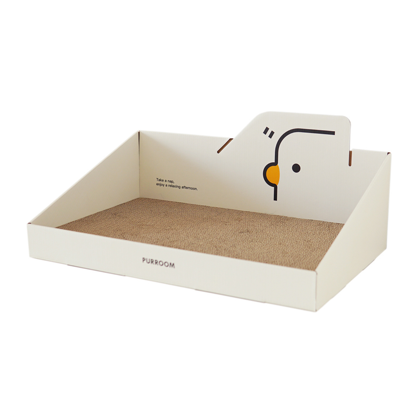 Purroom Little Chicken Series – Cardboard Scratching Lounger
