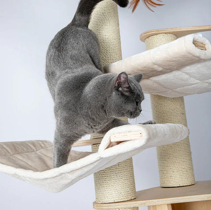 HONEYPOT CAT Solid Wood Cat Tree PRO - 2501pro (189cm)