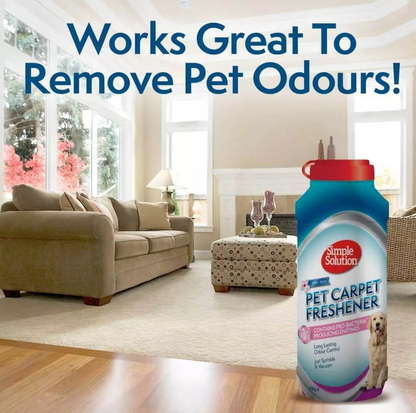SIMPLE SOLUTION Pet Carpet Freshener Powder