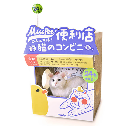 MissPet Convenience Store Cardboard Cat Scratcher