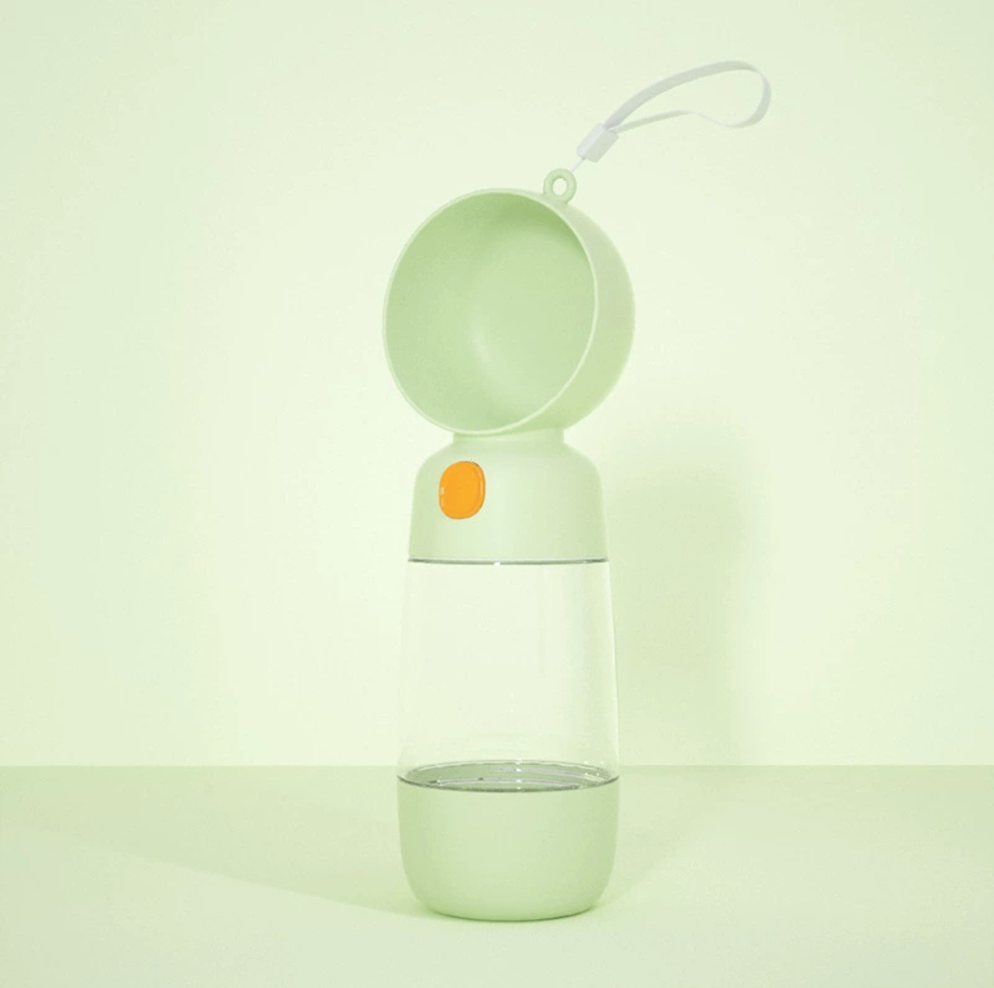 On-the-Go Portable Pet Water Bottle with Food Storage for Dogs & Cats