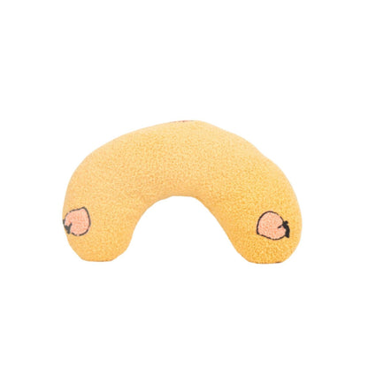 Cozy Crescent-Shaped Pet Pillow