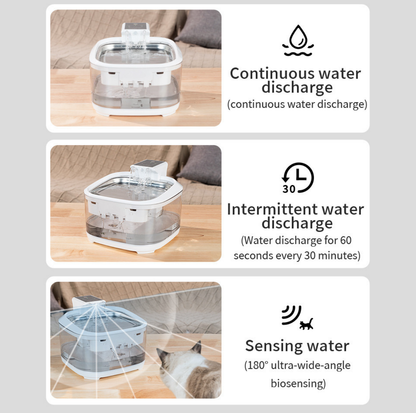 4.5L Rechargeable Wireless Pet Water Fountain