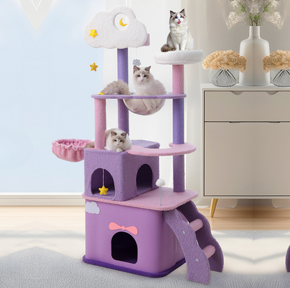 Fantasy Series - Galaxy Echo Super Large Cat Tree With Scratching Post (Height 170cm)