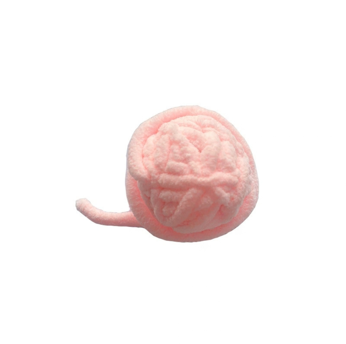 Colourful Yarn Ball Cat Toy with Bell & Long Tail