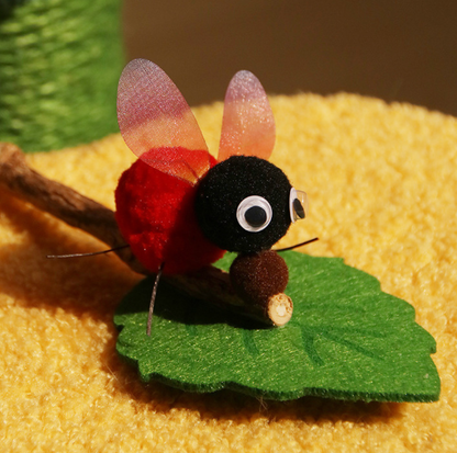 Cartoon Insect Silvervine Cat Chew Toy