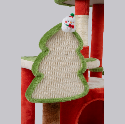 Christmas Tree-Themed Cat Tree (KC003)