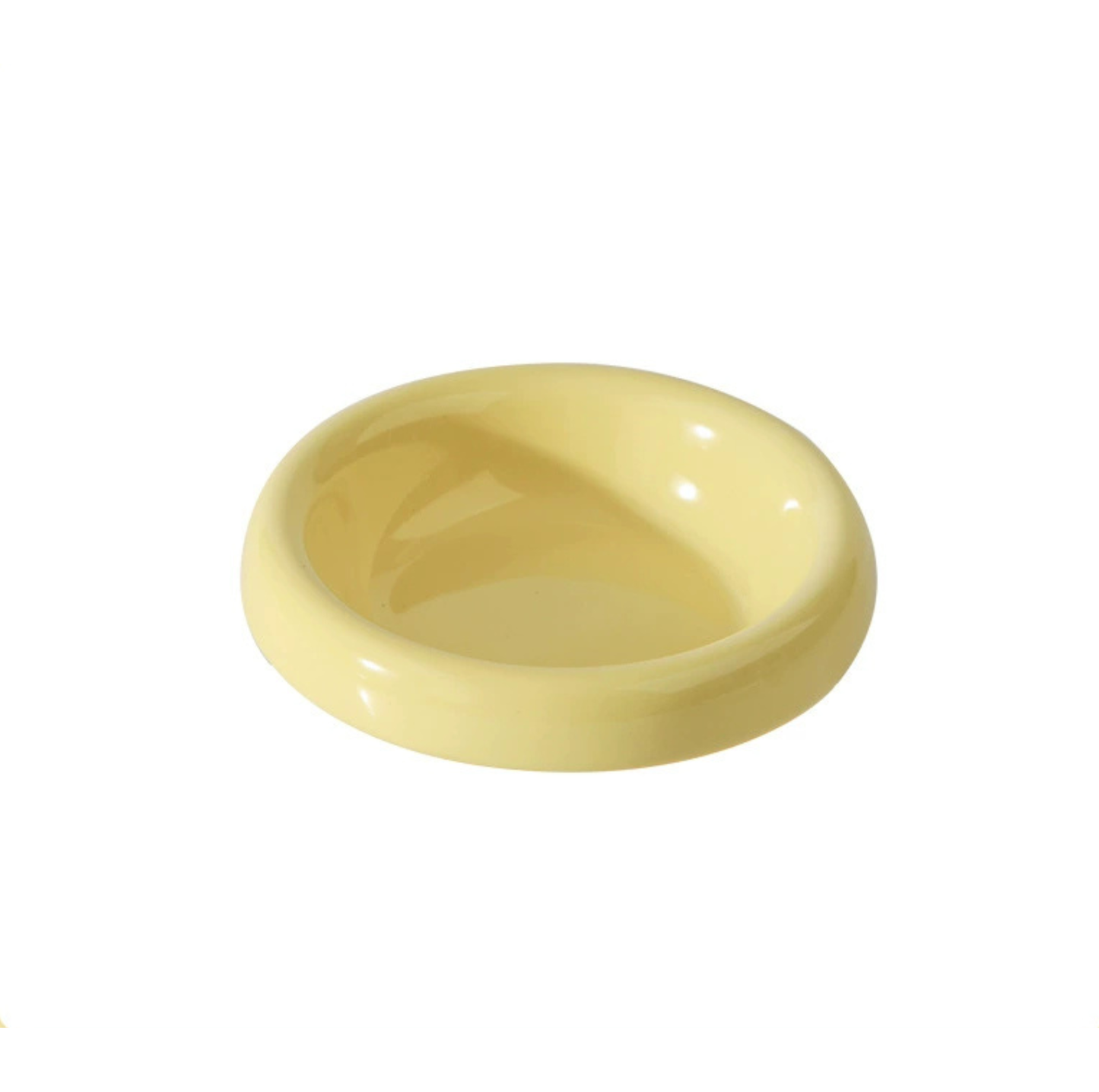 Aura Ceramic Pet Bowl with Metal Stand