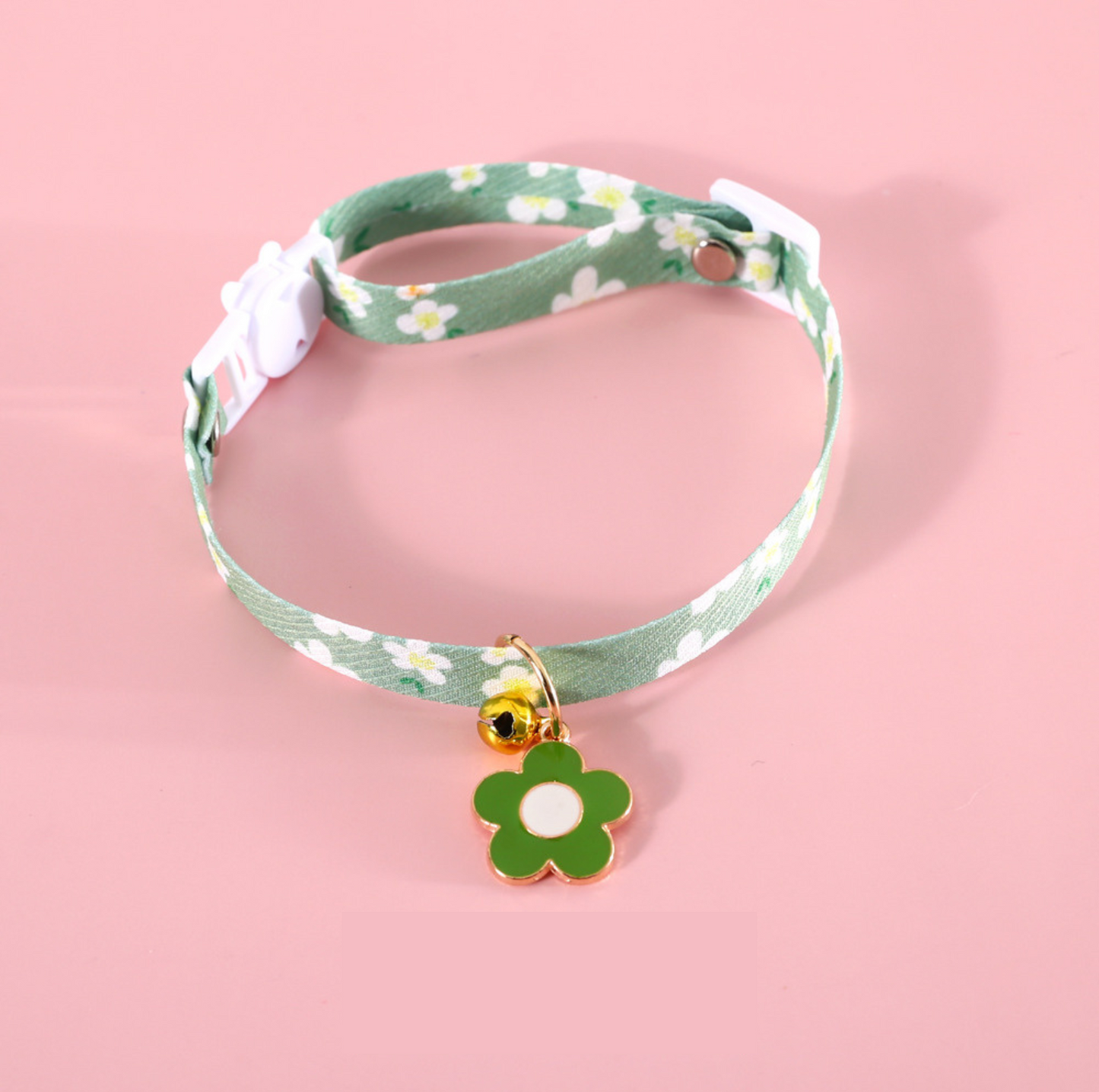 Flower Series Pendant Style Adjustable Pet Collar