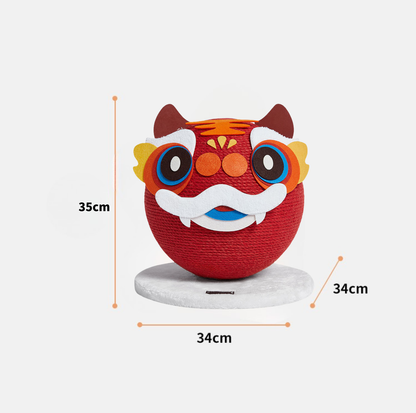 Vetreska Tiger Cat Scratching Ball