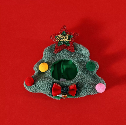Pet Christmas Plush Costume Hat