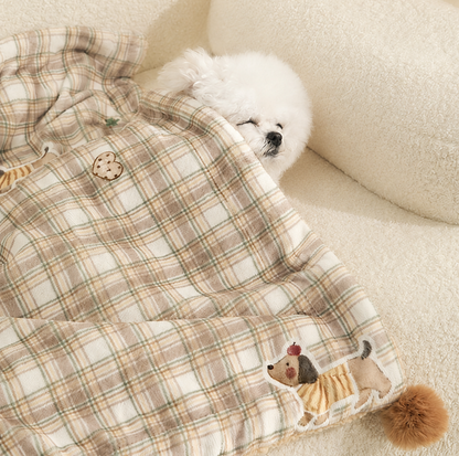 All-Season Double-Sided Pet Blanket