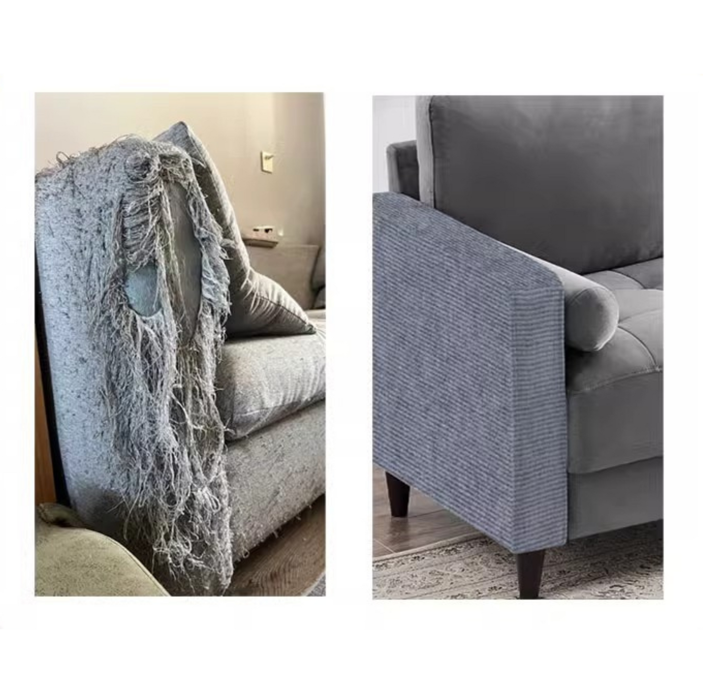 Customisable Felt Cat Scratch Mat – Self-Adhesive & Furniture-Protecting