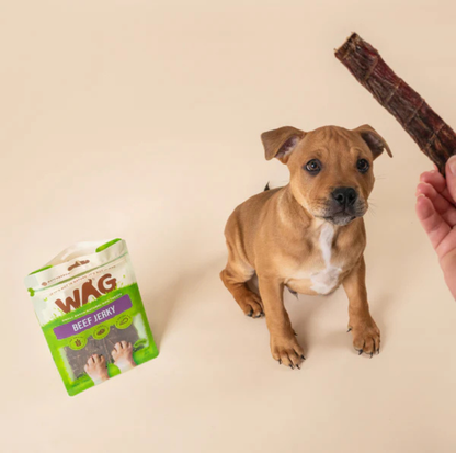 WAG Beef Jerky Dog Treat 200g