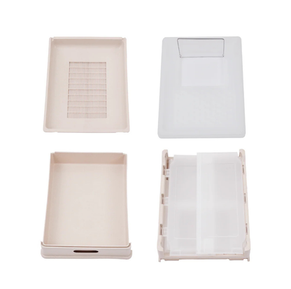 Ecoboco Pure Flow Double-Layer Cat Litter Box and Cat Litter System