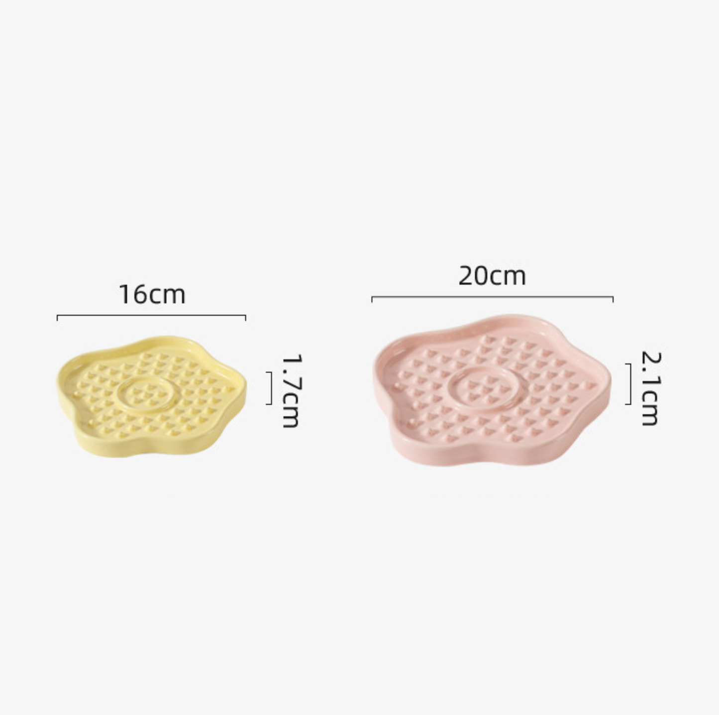 Petal Shaped Ceramic Pet Slow Feeder