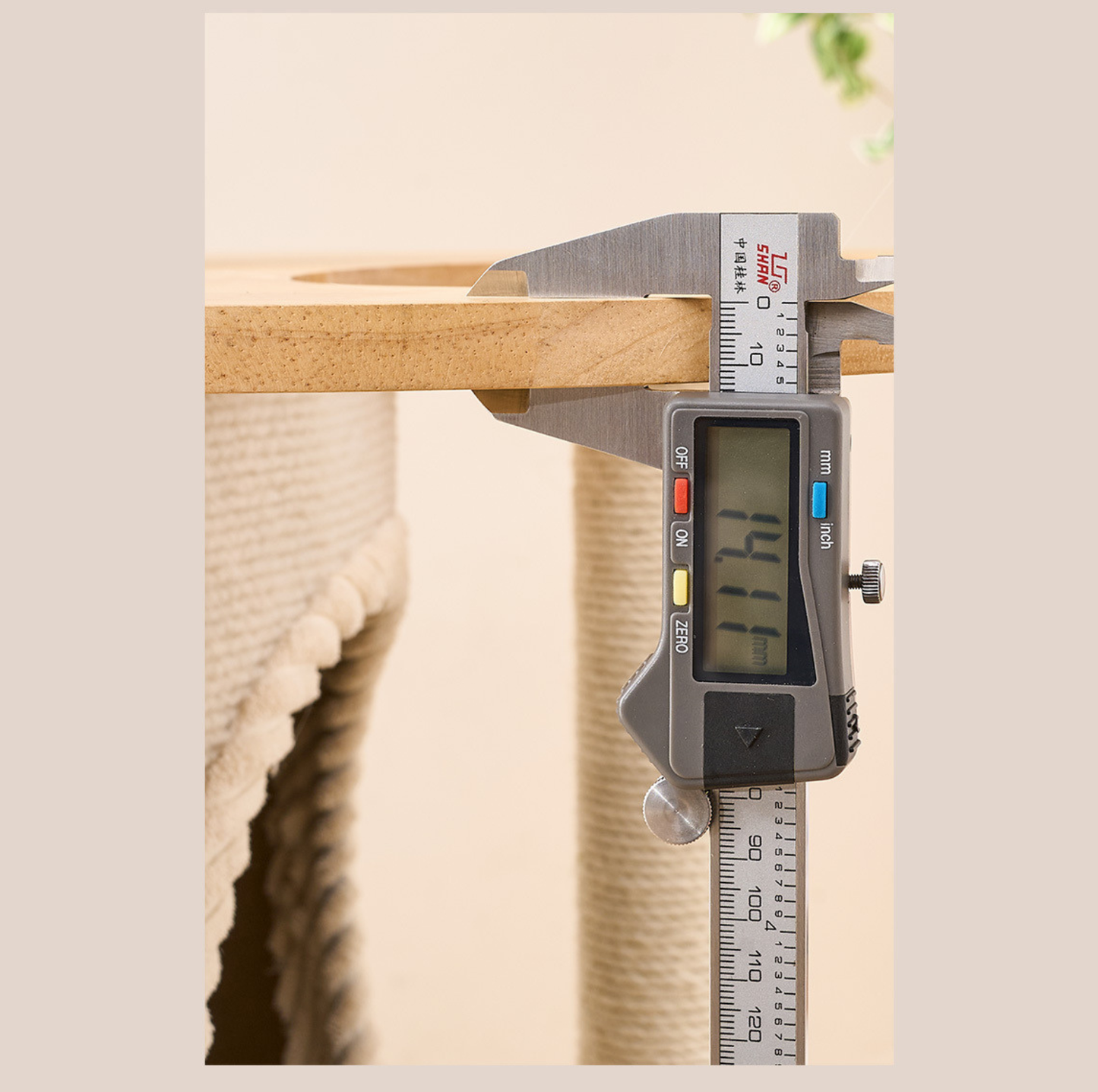 Solid Wood Multi-Level Cat Tree with Condo