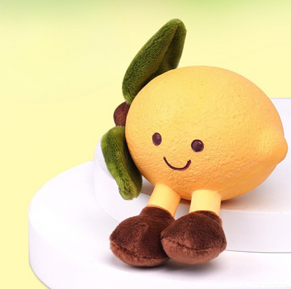 Colourful Fruit Latex Plush Dog Toy