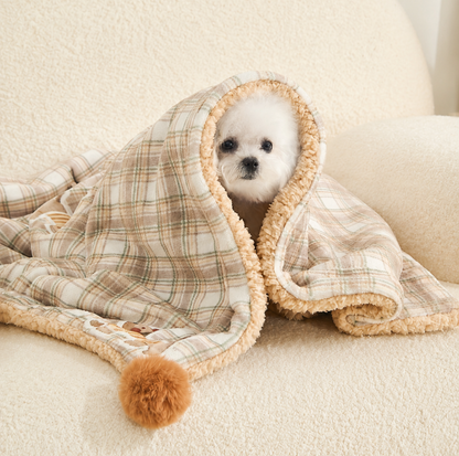 All-Season Double-Sided Pet Blanket